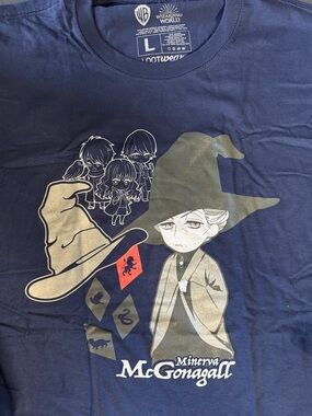 Wizarding World Minerva McGonagall Kids Costume T-Shirt - Navy Blue